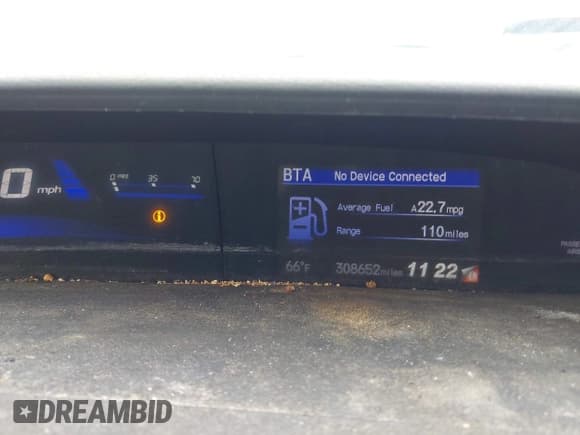 ✅ 2014 Honda Civic EX • VIN: 19XFB2F82EE017717 • Lot: 43116780. Listed on IAAI with 308,652 mi. Free auction sales archive from the USA and detailed vehicle history report at DreamBid. Image 7.