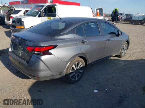 ✅ 2024 Nissan Versa S • VIN: 3N1CN8DV2RL910111 • Lot: 42028037. Listed on IAAI with 12,848 mi. Free auction sales archive from the USA and detailed vehicle history report at DreamBid. Image 4.