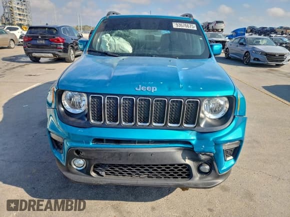 ✅ 2020 Jeep Renegade Latitude • VIN: ZACNJBBB2LPL23877 • Lot: 93676675. Wystawiony na Copart z przebiegiem 72 308 mil. Bezpłatny archiwum sprzedaży aukcyjnych z USA i szczegółowy raport historii pojazdu na DreamBid. Zdjęcie 5.