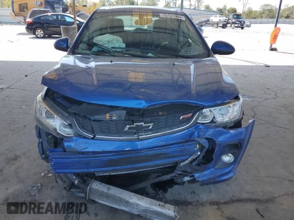 2020 Chevrolet Sonic Premier with VIN 1G1JF6SB6L4103398, listed as a Copart auction lot 75131904 with 45,371 mi miles and Salvage title. Bid and sale history available at DreamBid. Image 5.