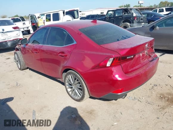 ✅ 2015 Lexus IS 250 • VIN: JTHBF1D23F5048241 • Lot: 43360763. Listed on IAAI with 157,064 mi. Free auction sales archive from the USA and detailed vehicle history report at DreamBid. Image 3.