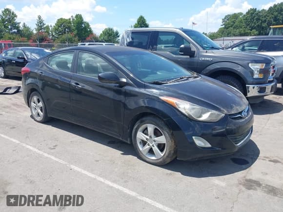 ✅ 2012 Hyundai Elantra Limited • VIN: KMHDH4AEXCU174890 • Lot: 42788457. Listed on IAAI with 154,352 mi. Free auction sales archive from the USA and detailed vehicle history report at DreamBid. Image 1.