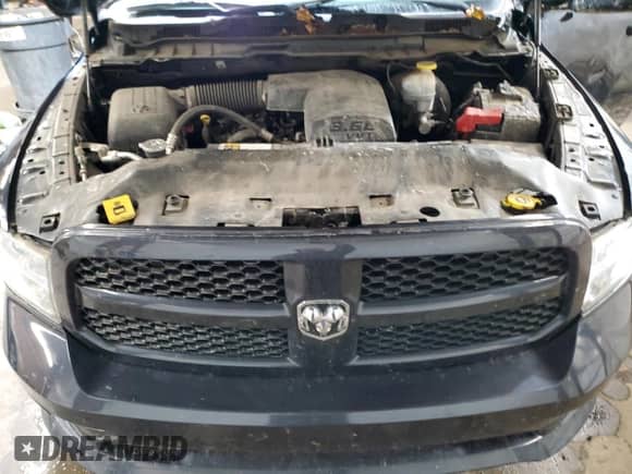 2019 Ram 1500 Tradesman with VIN 1C6RR7FG3KS534893, listed as a Copart auction lot 87383215 with 47,512 mi miles and Salvage title. Bid and sale history available at DreamBid. Image 11.