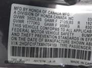 ✅ 2021 Honda Civic EX-L • VIN: 2HGFC1F7XMH704169 • Lot: 42950889. Listed on IAAI with 19,729 mi. Free auction sales archive from the USA and detailed vehicle history report at DreamBid. Image 9.