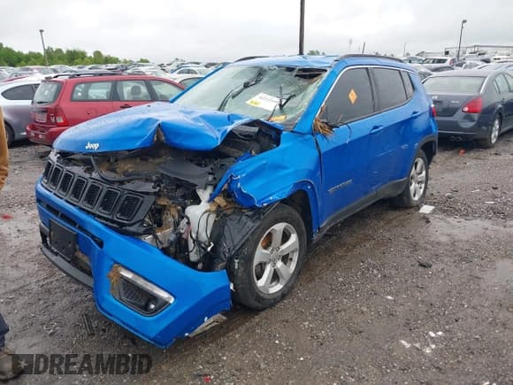 ✅ 2021 Jeep Compass Altitude • VIN: 3C4NJDBB0MT570078 • Lot: 42223102. Listed on IAAI with 41,537 mi. Free auction sales archive from the USA and detailed vehicle history report at DreamBid. Image 18.