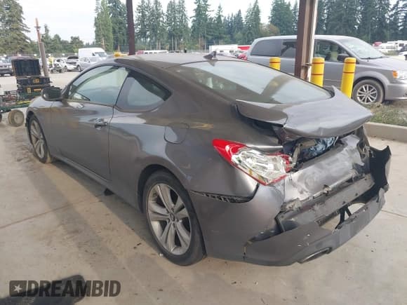 ✅ 2012 Hyundai Genesis Coupe Premium • VIN: KMHHT6KD3CU067696 • Lot: 43087026. Listed on IAAI with 120,388 mi. Free auction sales archive from the USA and detailed vehicle history report at DreamBid. Image 3.