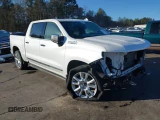 ✅ 2024 Chevrolet Silverado 1500 High Country • VIN: 1GCUDJED5RZ220704 • Lot: 41225916. Listed on IAAI with 23,540 mi. Free auction sales archive from the USA and detailed vehicle history report at DreamBid. Image 1.