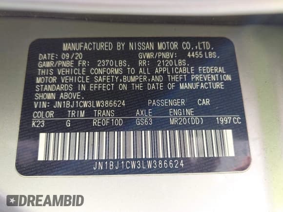 ✅ 2020 Nissan Rogue SV • VIN: JN1BJ1CW3LW386624 • Лот: 43236693. Опубликован ранее на IAAI с пробегом 30 754 миль. Бесплатный доступ к архиву аукционных продаж из США и подробный отчёт об истории автомобиля на DreamBid. Изображение 9.