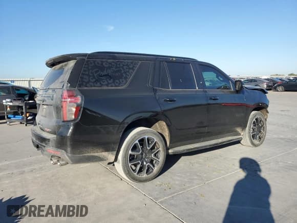 ✅ 2022 Chevrolet Tahoe RST • VIN: 1GNSKRKLXNR273195 • Lot: 76132594. Listed on Copart with 31,621 mi. Free auction sales archive from the USA and detailed vehicle history report at DreamBid. Image 3.