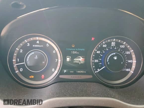 2014 Hyundai Azera Limited with VIN KMHFH4JG3EA362147, listed as a Copart auction lot 81316465 with 144,092 mi miles and Salvage title. Bid and sale history available at DreamBid. Image 9.