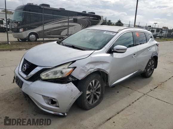 ✅ 2016 Nissan Murano S • VIN: 5N1AZ2MH9GN122595 • Lot: 86468795. Listed on Copart with 264,428 mi. Free auction sales archive from the USA and detailed vehicle history report at DreamBid. Image 1.