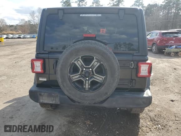 ✅ 2021 Jeep Wrangler Unlimited Sport S • VIN: 1C4HJXDN7MW592904 • Lot: 42833775. Listed on Copart with Not provided. Free auction sales archive from the USA and detailed vehicle history report at DreamBid. Image 6.