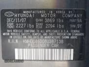 ✅ 2008 Hyundai Elantra GLS • VIN: KMHDU46D08U387138 • Lot: 43390216. Listed on IAAI with Not provided. Free auction sales archive from the USA and detailed vehicle history report at DreamBid. Image 9.