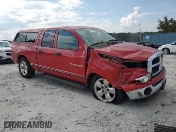 2005 Dodge 1500 SLT z VIN 1D7HA18NX5S154237, wystawiony jako Copart lot #73997244 z przebiegiem 65 680 mil mil oraz Szkoda całkowita • Salvage title. Historia ofert i sprzedaży dostępna na DreamBid. Obrazek 4.