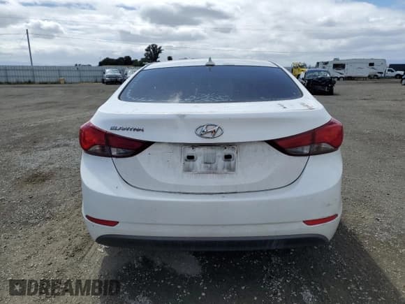 ✅ 2016 Hyundai Elantra SE • VIN: 5NPDH4AE3GH709594 • Lot: 56709415. Listed on Copart with 153,353 mi. Free auction sales archive from the USA and detailed vehicle history report at DreamBid. Image 6.
