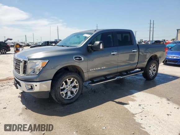 ✅ 2017 Nissan Titan SV • VIN: 1N6AA1F25HN544618 • Lot: 56727215. Listed on Copart with 100,512 mi. Free auction sales archive from the USA and detailed vehicle history report at DreamBid. Image 1.