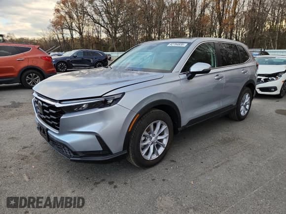 ✅ 2025 Honda CR-V EX-L • VIN: 7FARS4H71SE020535 • Лот: 92704835. Опубликован ранее на Copart с пробегом 3 601 миль. Бесплатный доступ к архиву аукционных продаж из США и подробный отчёт об истории автомобиля на DreamBid. Изображение 1.