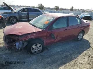 ✅ 2005 Chevrolet Malibu LS • VIN: 1G1ZT52815F116593 • Lot: 86088795. Listed on Copart with Not provided. Free auction sales archive from the USA and detailed vehicle history report at DreamBid. Image 1.