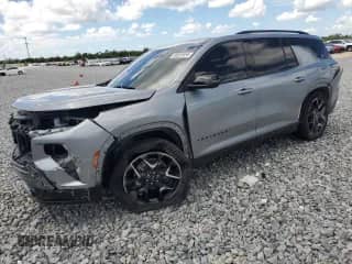 2024 Chevrolet Traverse AWD RS с VIN 1GNEVLKS5RJ204461, выставлен на аукционе Copart как лот 68535555 с пробегом 23 195 миль миль и На запчасти • Non repairable. История ставок и продаж доступна на DreamBid. Изображение 1.