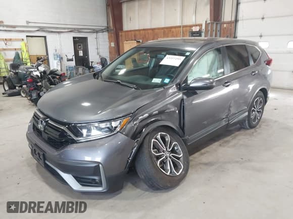 ✅ 2022 Honda CR-V EX-L • VIN: 2HKRW2H86NH606229 • Lot: 43357295. Listed on IAAI with 38,336 mi. Free auction sales archive from the USA and detailed vehicle history report at DreamBid. Image 2.