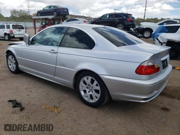 2000 BMW 3 Series 323Ci с VIN WBABM3341YJN62022, выставлен на аукционе Copart как лот 53943414 с пробегом 208 047 миль миль и Списание • Salvage title. История ставок и продаж доступна на DreamBid. Изображение 2.