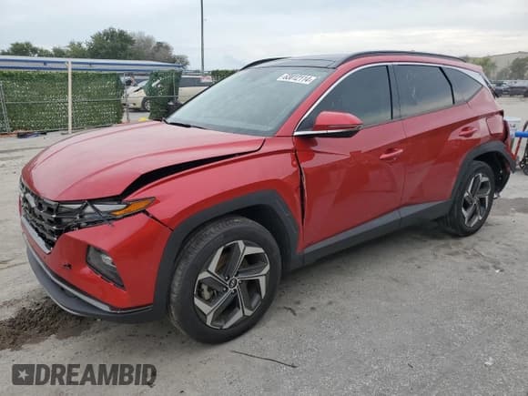 ✅ 2022 Hyundai Tucson Limited • VIN: 5NMJECAE1NH016958 • Lot: 63012114. Wystawiony na Copart z przebiegiem 40 045 mil. Bezpłatny archiwum sprzedaży aukcyjnych z USA i szczegółowy raport historii pojazdu na DreamBid. Zdjęcie 1.
