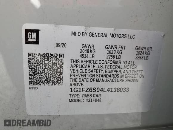 ✅ 2020 Chevrolet Bolt EV Premier • VIN: 1G1FZ6S04L4138033 • Lot: 88028435. Wystawiony na Copart z przebiegiem 15 015 mil. Bezpłatny archiwum sprzedaży aukcyjnych z USA i szczegółowy raport historii pojazdu na DreamBid. Zdjęcie 12.