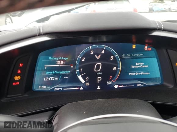 ✅ 2022 Chevrolet Corvette 1LT • VIN: 1G1YA2D48N5122021 • Lot: 62939875. Wystawiony na Copart z przebiegiem 21 331 mil. Bezpłatny archiwum sprzedaży aukcyjnych z USA i szczegółowy raport historii pojazdu na DreamBid. Zdjęcie 9.