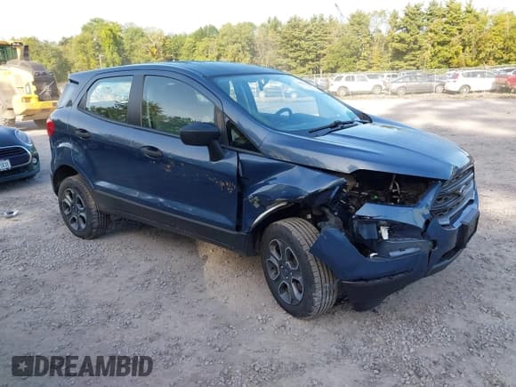 ✅ 2021 Ford EcoSport S • VIN: MAJ6S3FL8MC418131 • Lot: 43309376. Listed on IAAI with 40,471 mi. Free auction sales archive from the USA and detailed vehicle history report at DreamBid. Image 1.