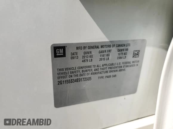 ✅ 2014 Chevrolet Impala LTZ • VIN: 2G1155S34E9172905 • Лот: 71108654. Опубликован ранее на Copart с пробегом 149 423 миль. Бесплатный доступ к архиву аукционных продаж из США и подробный отчёт об истории автомобиля на DreamBid. Изображение 12.