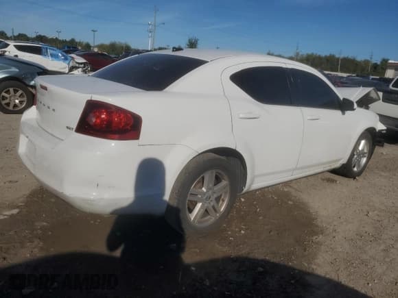 ✅ 2012 Dodge Avenger SXT • VIN: 1C3CDZCB4CN196183 • Lot: 74200254. Wystawiony na Copart z przebiegiem 178 301 mil. Bezpłatny archiwum sprzedaży aukcyjnych z USA i szczegółowy raport historii pojazdu na DreamBid. Zdjęcie 3.