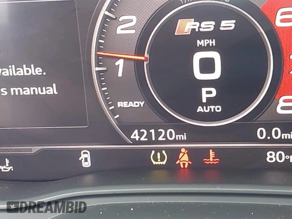 ✅ 2019 Audi RS 5 • VIN: WUAPWAF52KA901456 • Lot: 42694087. Listed on IAAI with 42,120 mi. Free auction sales archive from the USA and detailed vehicle history report at DreamBid. Image 15.