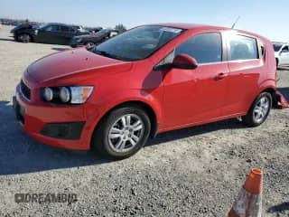 2012 Chevrolet Sonic LT with VIN 1G1JC6SB7C4183688, listed as a Copart auction lot 43020715 with 55,144 mi miles and Salvage title. Bid and sale history available at DreamBid. Image 1.