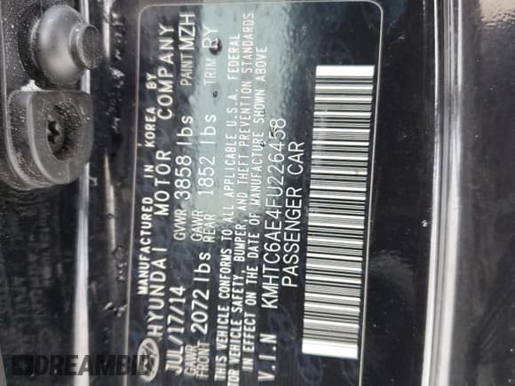 ✅ 2015 Hyundai Veloster Turbo • VIN: KMHTC6AE4FU226458 • Lot: 88645485. Wystawiony na Copart z przebiegiem 113 598 mil. Bezpłatny archiwum sprzedaży aukcyjnych z USA i szczegółowy raport historii pojazdu na DreamBid. Zdjęcie 13.