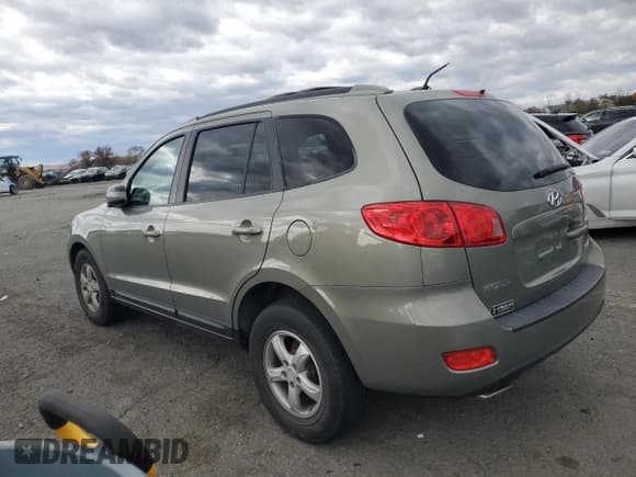 ✅ 2007 Hyundai Santa Fe GLS • VIN: 5NMSG73D27H104947 • Lot: 90691985. Listed on Copart with 89,054 mi. Free auction sales archive from the USA and detailed vehicle history report at DreamBid. Image 2.