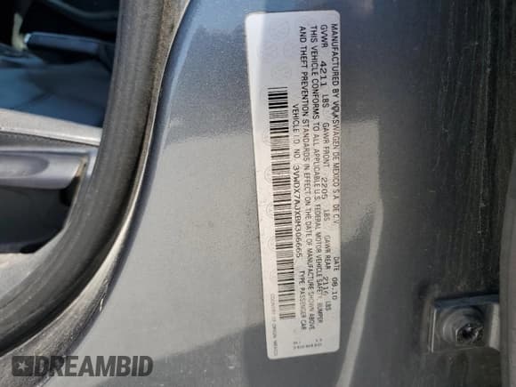 ✅ 2011 Volkswagen Jetta SE • VIN: 3VWDX7AJXBM306665 • Lot: 61987355. Listed on Copart with 155,404 mi. Free auction sales archive from the USA and detailed vehicle history report at DreamBid. Image 12.