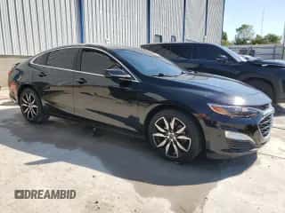 2021 Chevrolet Malibu RS with VIN 1G1ZG5ST9MF054660, listed as a Copart auction lot 70429865 with 147,213 mi miles and Salvage title. Bid and sale history available at DreamBid. Image 4.