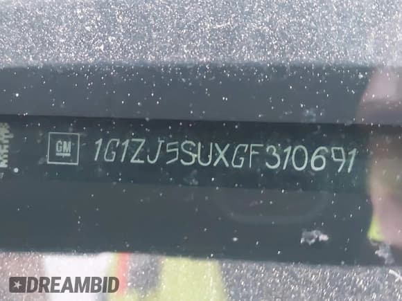 ✅ 2016 Chevrolet Malibu Hybrid • VIN: 1G1ZJ5SUXGF310691 • Lot: 43628393. Listed on IAAI with 166,173 mi. Free auction sales archive from the USA and detailed vehicle history report at DreamBid. Image 9.