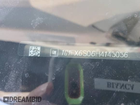 ✅ 2017 Chevrolet Bolt EV Premier • VIN: 1G1FX6S06H4143036 • Lot: 87405725. Listed on Copart with 82,027 mi. Free auction sales archive from the USA and detailed vehicle history report at DreamBid. Image 12.