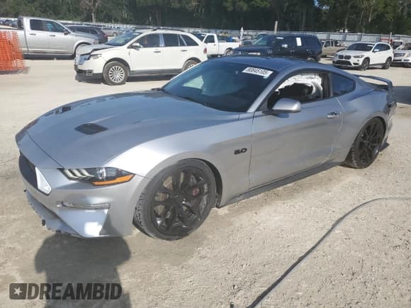 ✅ 2020 Ford Mustang GT • VIN: 1FA6P8CF3L5118318 • Лот: 80845105. Опубликован ранее на Copart с пробегом 66 041 миль. Бесплатный доступ к архиву аукционных продаж из США и подробный отчёт об истории автомобиля на DreamBid. Изображение 1.