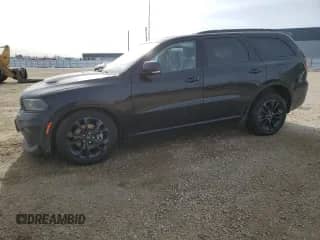2022 Dodge Durango GT Plus z VIN 1C4RDJDGXNC197158, wystawiony jako Copart lot #48312585 z przebiegiem 46 670 mil mil oraz Szkoda całkowita • Salvage title. Historia ofert i sprzedaży dostępna na DreamBid. Obrazek 1.