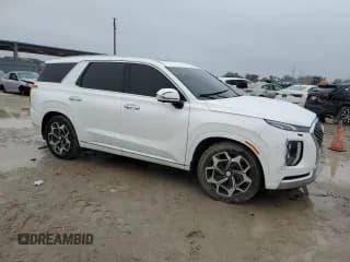 ✅ 2021 Hyundai Palisade Calligraphy • VIN: KM8R7DHE7MU187709 • Лот: 42303535. Опубликован ранее на Copart с пробегом 44 674 миль. Бесплатный доступ к архиву аукционных продаж из США и подробный отчёт об истории автомобиля на DreamBid. Изображение 4.