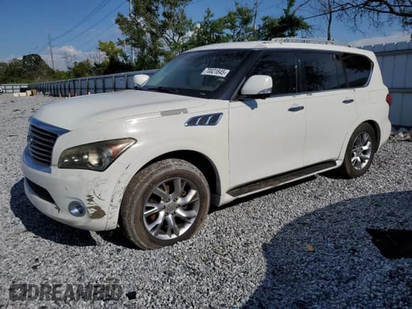 ✅ 2011 Infiniti QX56 8-passenger • VIN: JN8AZ2ND6B9700741 • Lot: 70821845. Listed on Copart with 212,306 mi. Free auction sales archive from the USA and detailed vehicle history report at DreamBid. Image 1.