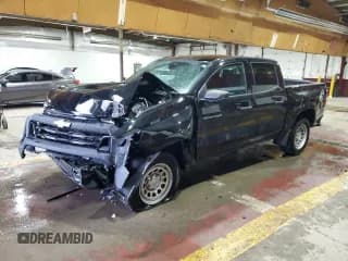 ✅ 2023 Chevrolet Colorado 2WD Work Truck • VIN: 1GCGSBEC6P1261029 • Lot: 89803525. Listed on Copart with 24,369 mi. Free auction sales archive from the USA and detailed vehicle history report at DreamBid. Image 1.