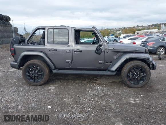 ✅ 2021 Jeep Wrangler Unlimited Sahara • VIN: 1C4HJXEG7MW576914 • Lot: 43490867. Listed on IAAI with 64,345 mi. Free auction sales archive from the USA and detailed vehicle history report at DreamBid. Image 14.