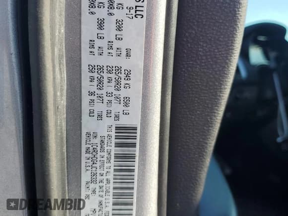 ✅ 2018 Dodge Durango GT • VIN: 1C4RDHDG4JC126332 • Lot: 91244335. Wystawiony na Copart z przebiegiem 146 691 mil. Bezpłatny archiwum sprzedaży aukcyjnych z USA i szczegółowy raport historii pojazdu na DreamBid. Zdjęcie 13.