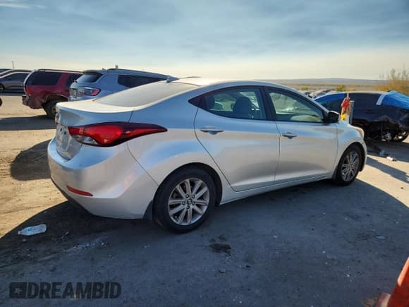 ✅ 2016 Hyundai Elantra SE • VIN: 5NPDH4AE0GH721976 • Lot: 91230595. Listed on Copart with 84,352 mi. Free auction sales archive from the USA and detailed vehicle history report at DreamBid. Image 3.