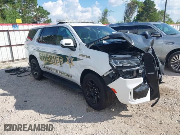 ✅ 2023 Chevrolet Tahoe Commercial • VIN: 1GNSCLED4PR177466 • Lot: 43383706. Listed on IAAI with 67,037 mi. Free auction sales archive from the USA and detailed vehicle history report at DreamBid. Image 1.