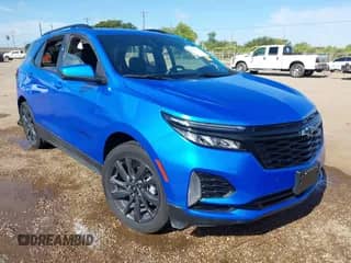 2024 Chevrolet Equinox RS with VIN 3GNAXMEG8RS253836, listed as a IAAI auction lot 42871558 with 9,766 mi miles and . Bid and sale history available at DreamBid. Image 1.