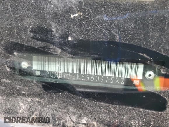 ✅ 2005 Chevrolet Equinox LS • VIN: 2CNDL13F656091588 • Lot: 87232305. Listed on Copart with 185,708 mi. Free auction sales archive from the USA and detailed vehicle history report at DreamBid. Image 14.